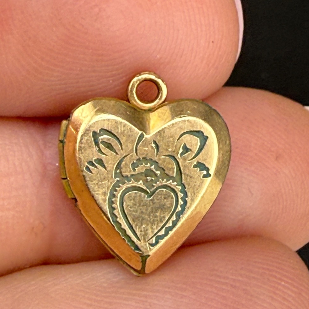 Vintage Gold Filled Heart Locket